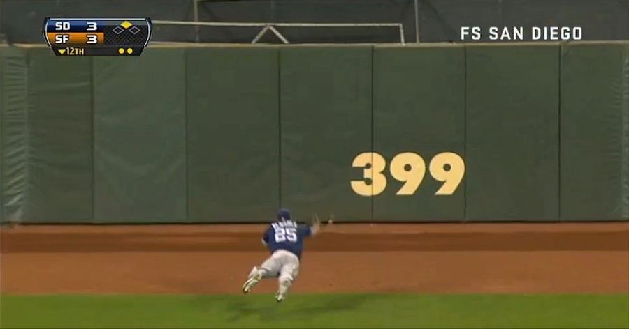 The Padres&#39; Will Venable Made One Of The Best Catches Of The Season