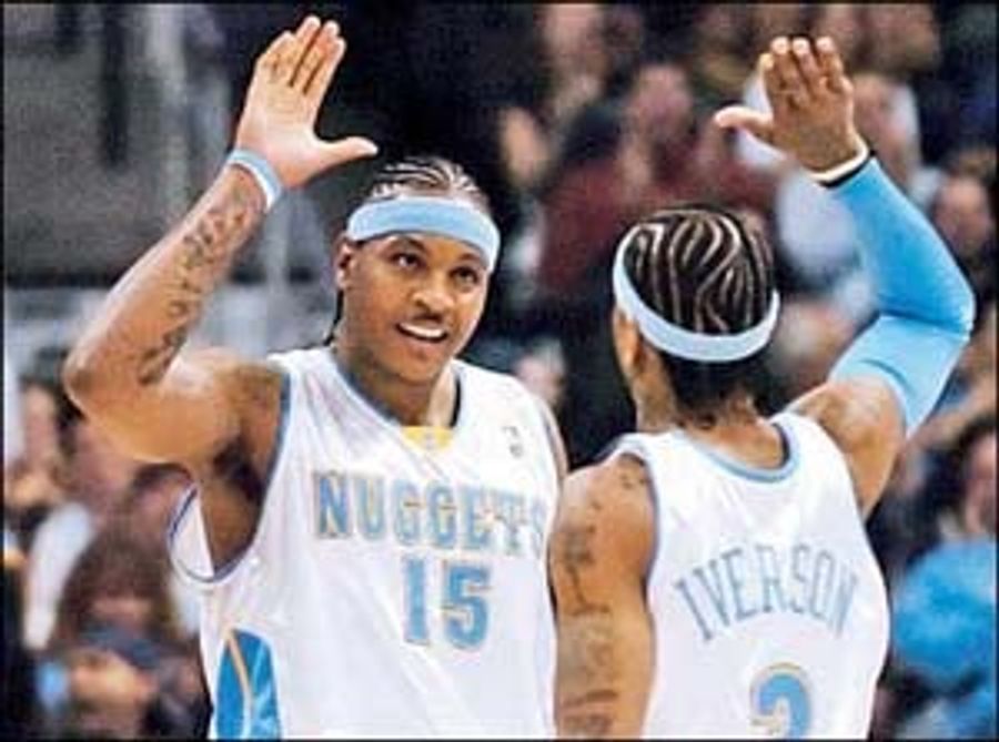 NBA Roundup: It's The Episode Where Iverson and Anthony Finally Kiss