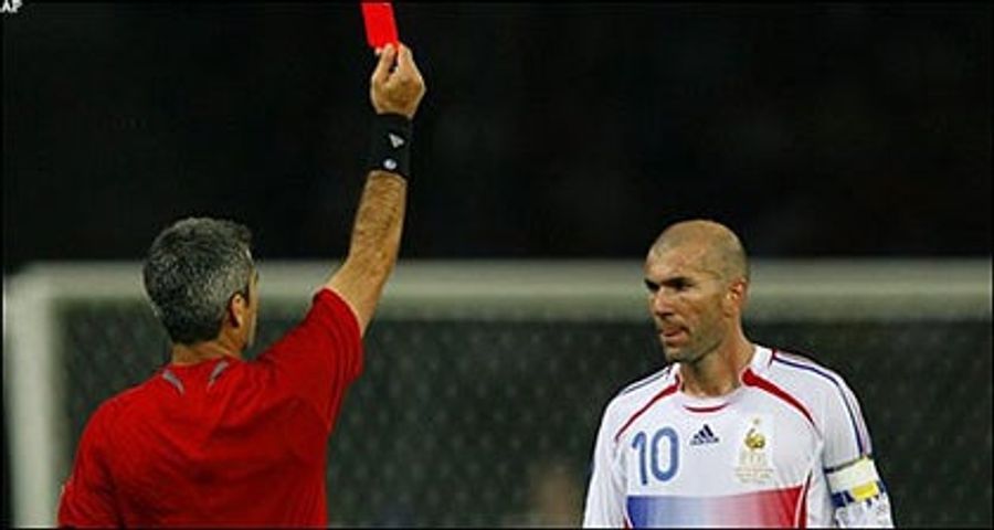 Zidane, Red Bulls, Head Butt ... Get It?