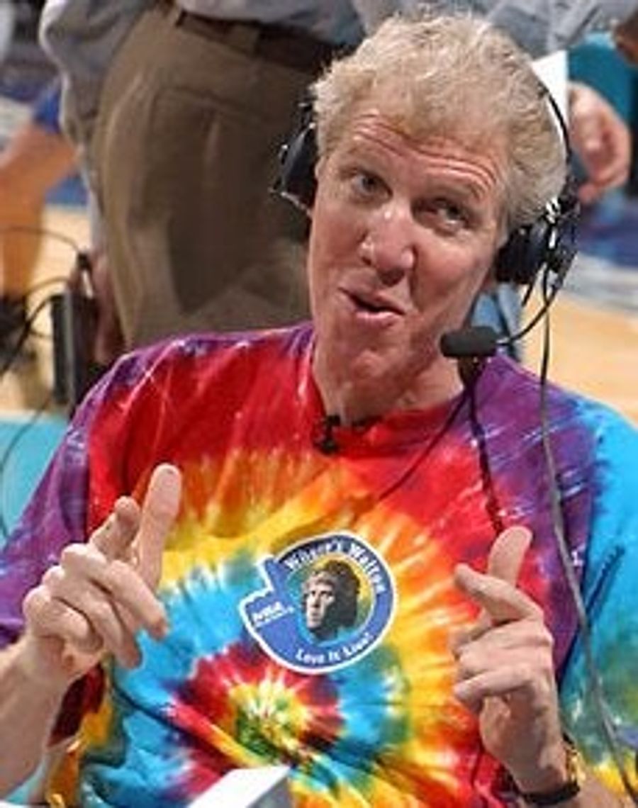 Bill Walton Drinks Alone