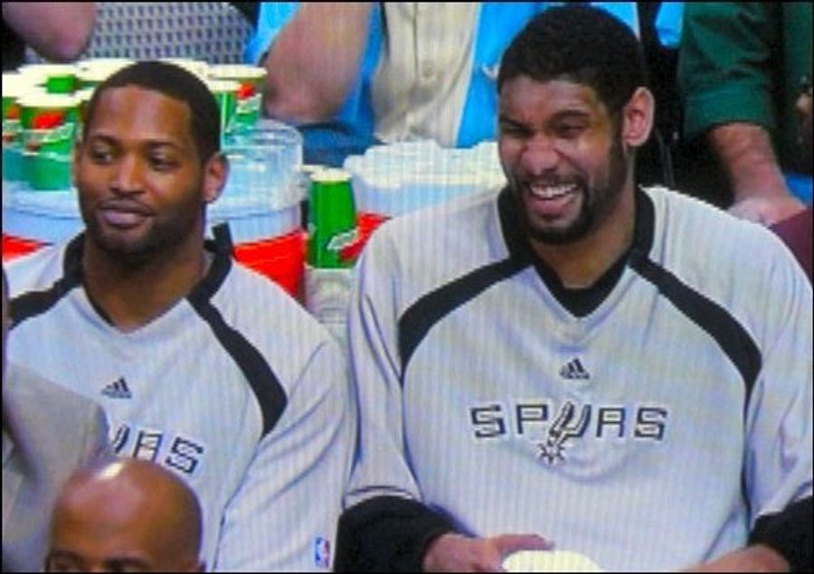 Tim Duncan Has Been Ejected For Being Amused