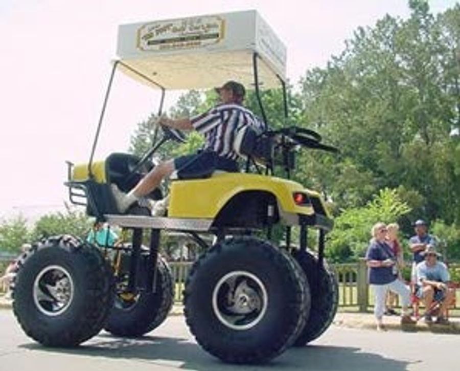 What Not To Do With A Golf Cart