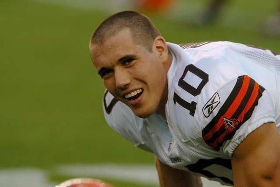 Brady Quinn Stands Before You Shorn
