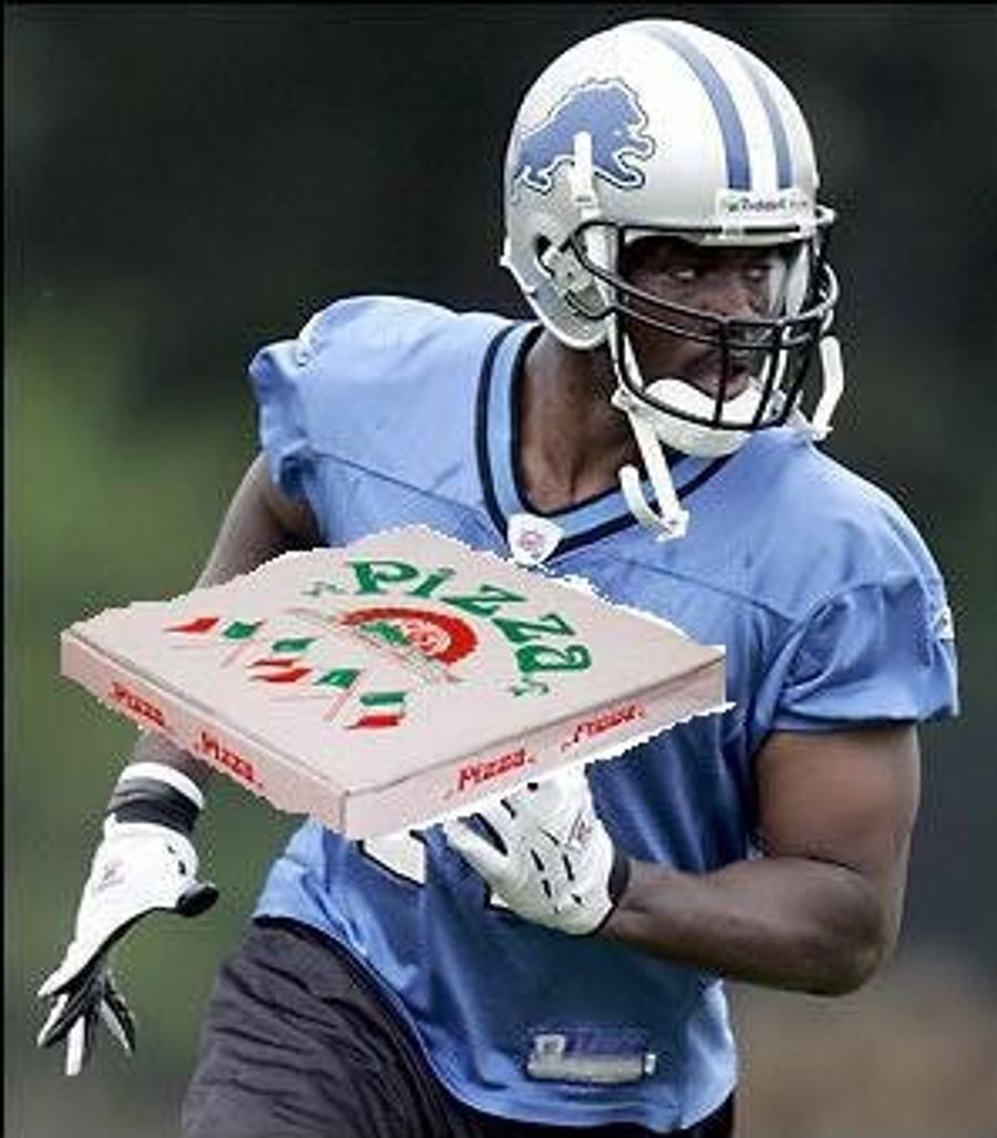 Look For The Large Wide Receiver At Your Door Today