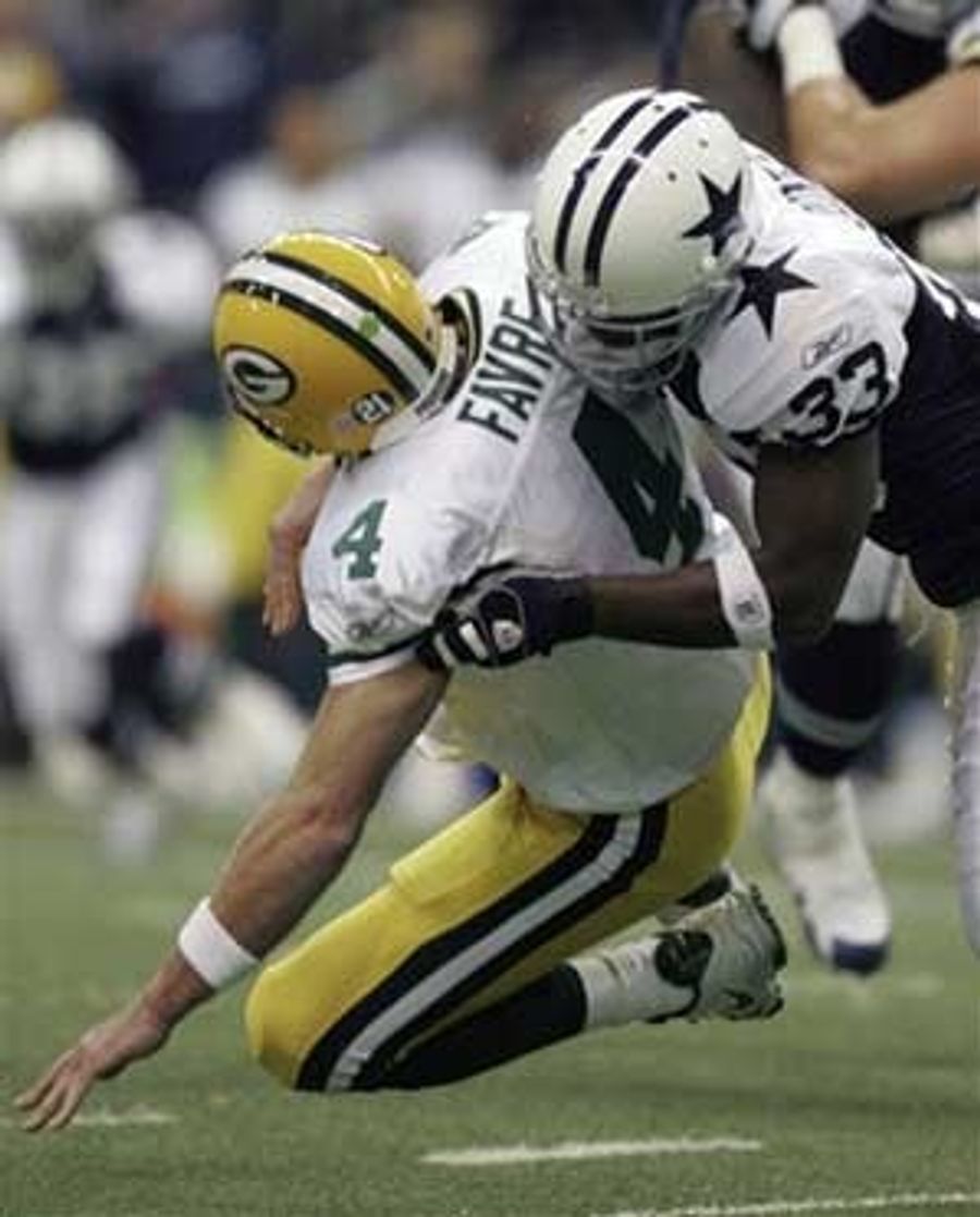 Down Goes Favre! (Kind Of, Not Really)