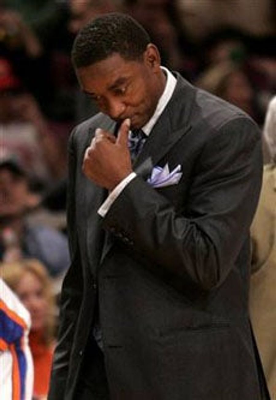 No Isiah, They Aren't Saying Boo-urns