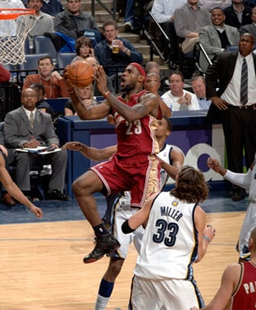 LeBron Puts Pedal To The Metal