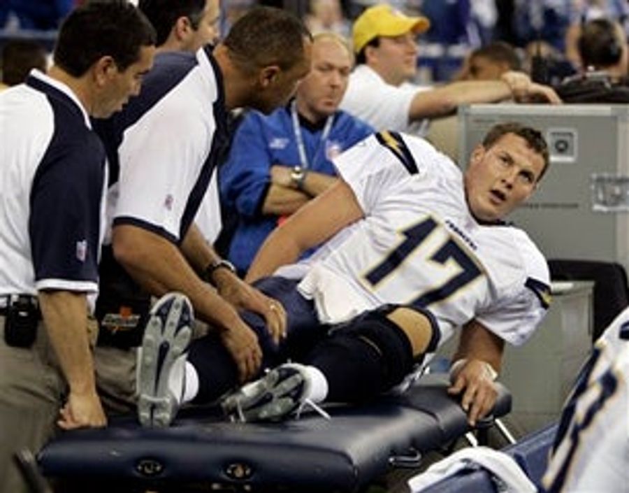 Philip Rivers Played On Sunday Without Certain Small Body Parts