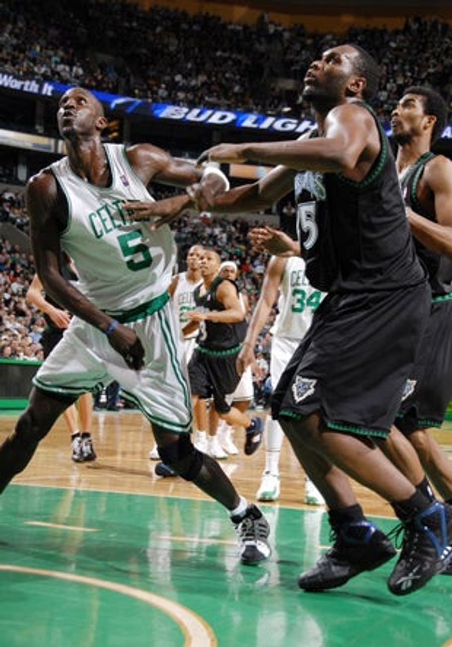 You Can't Stop Garnett, You Can Only Hope A Sniper's Shot Slows Him Down