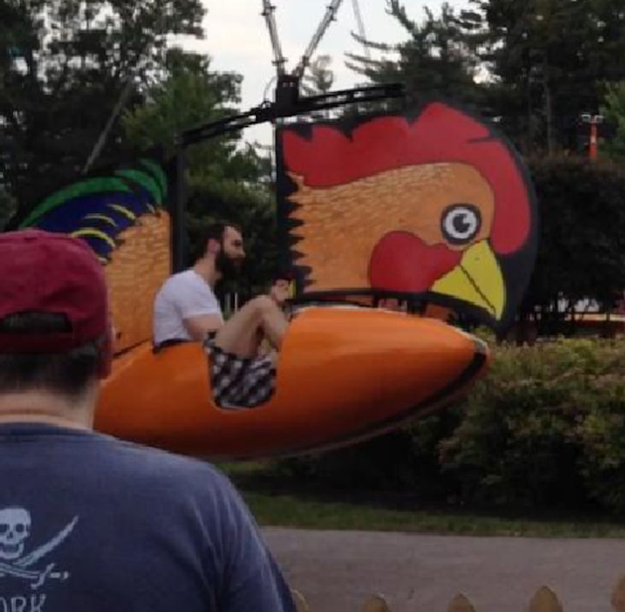 Sad Zdeno Chara Went On A Sad Carnival Ride