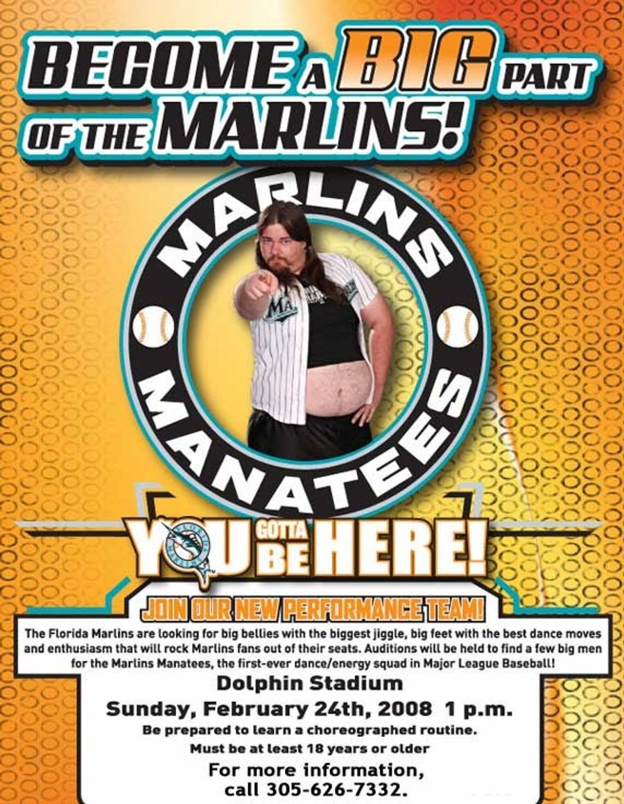 The Florida Marlins Are Looking For Fat Dudes