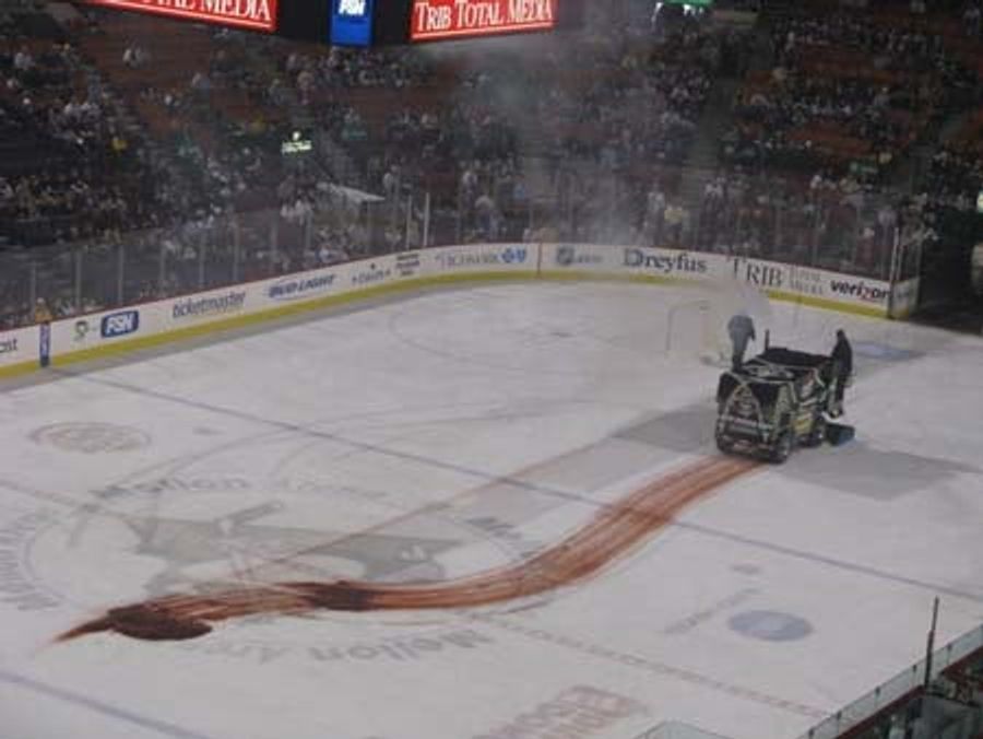 When You&#39;re Too Slow To Avoid The Zamboni