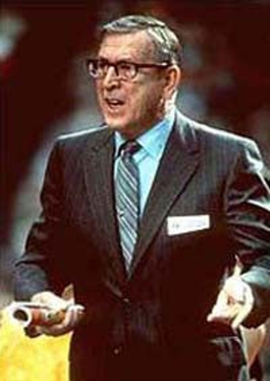 John Wooden Falls, Will Get Up Soon