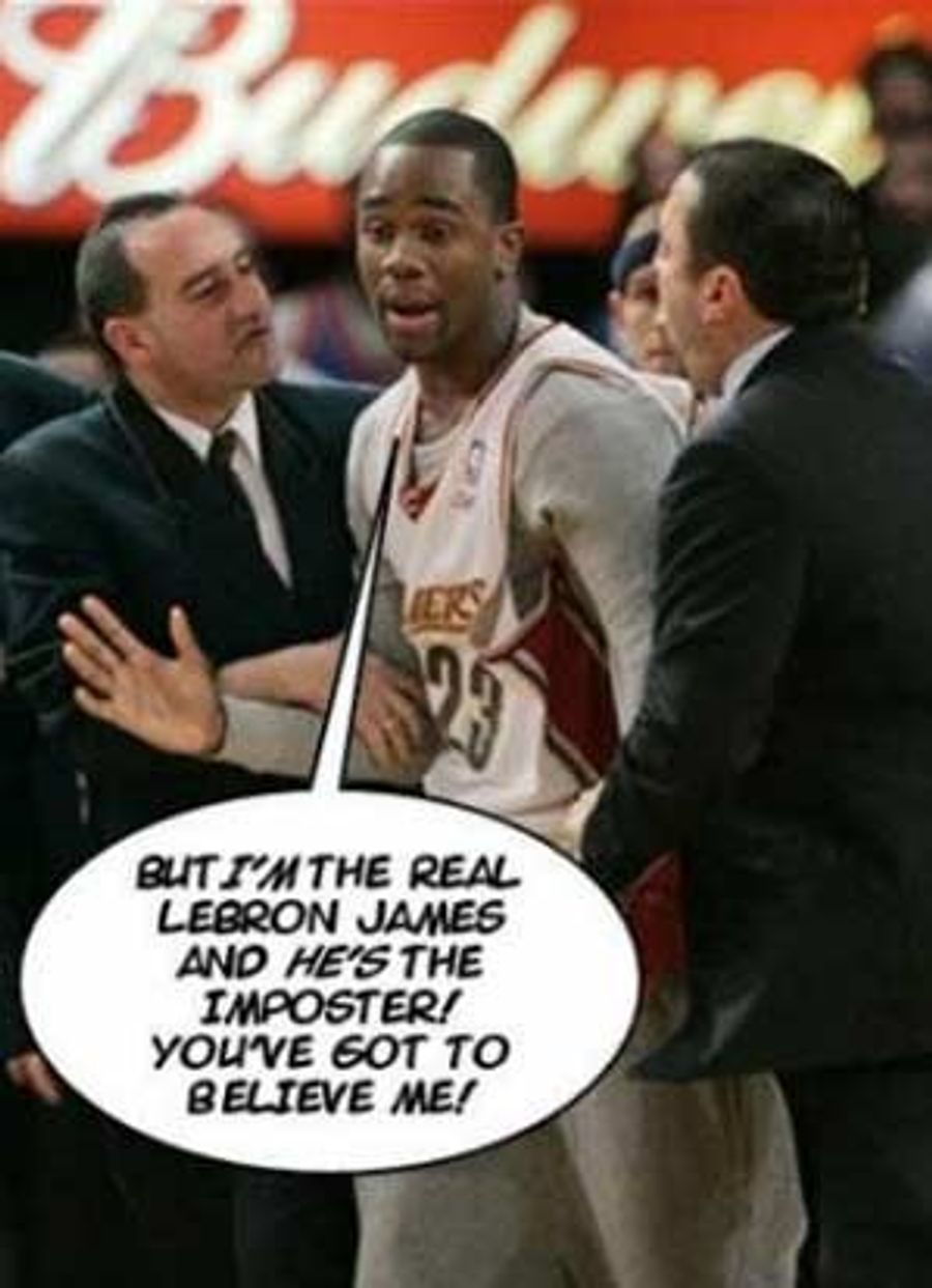 LeBron Scores 50, While "LeBron" Gets Escorted Out Of MSG