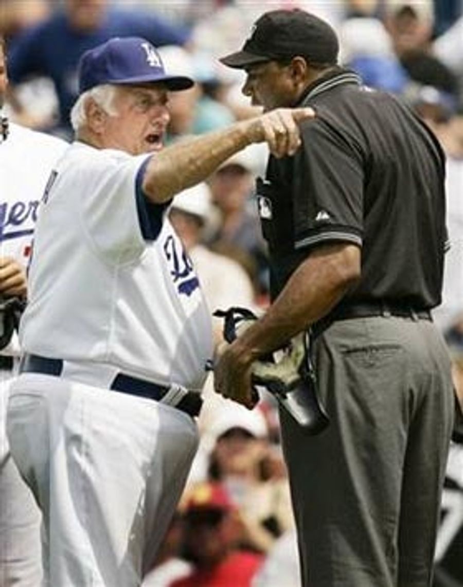 Lasorda Back With Dodgers; Still Fat
