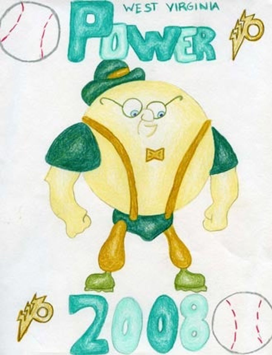 The West Virginia Power's Mascot Has A Rather Large Package