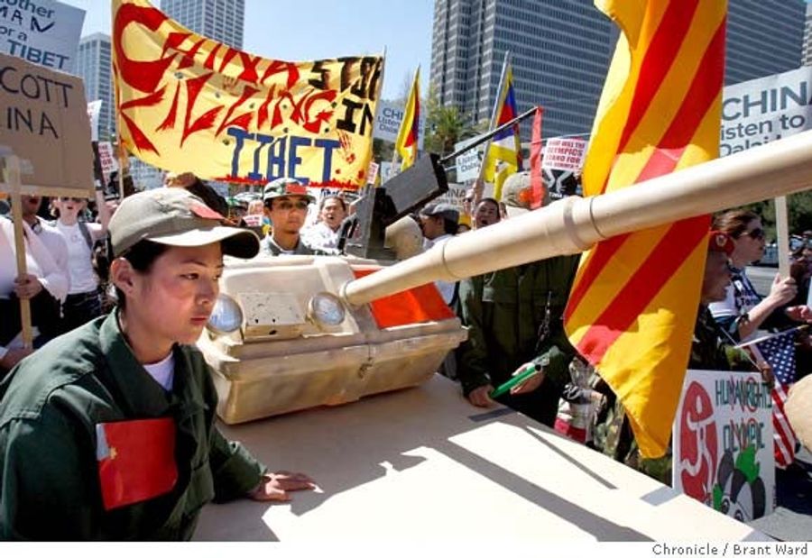 Bang The Gong Slowly; Olympic Torch A No-Show In SF