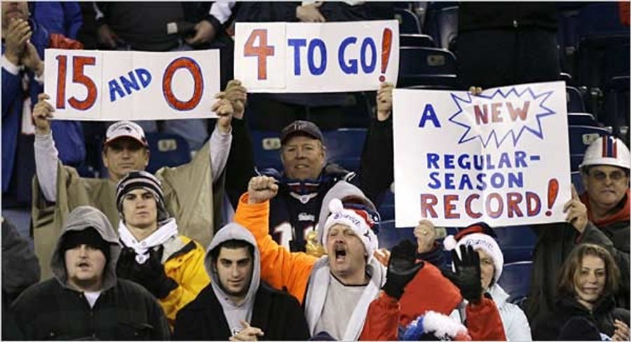 The Patriots Plan On Doing The Faux Perfection Thing Again