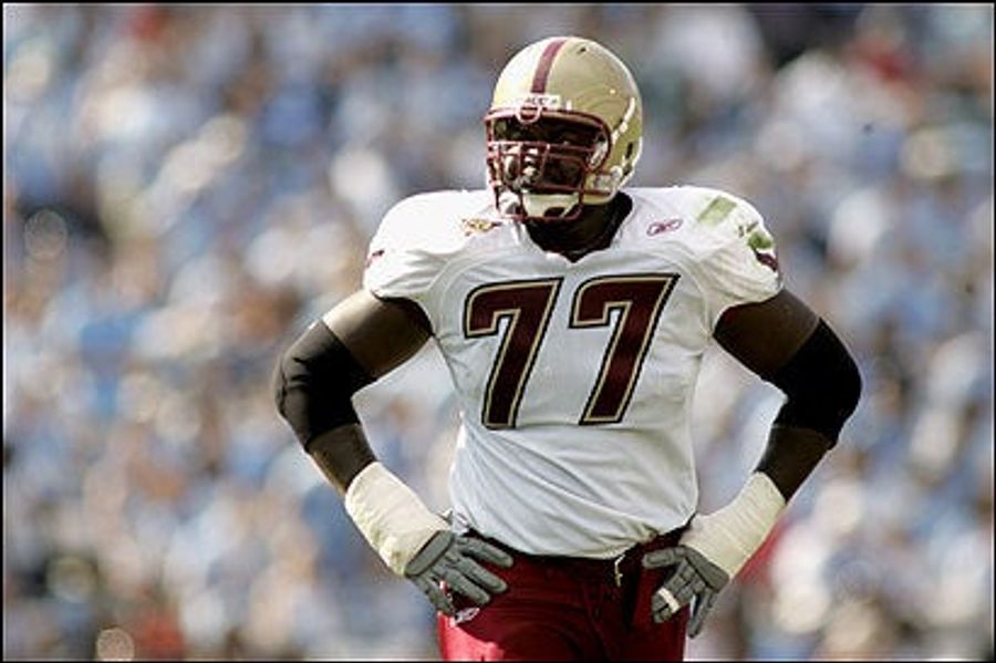 1st Round, Seventeenth Overall: Lions Select Gosder Cherilus