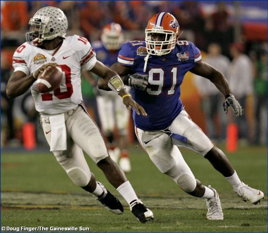 1st Round, Eighth Overall: Ravens Jaguars Select Derrick Harvey