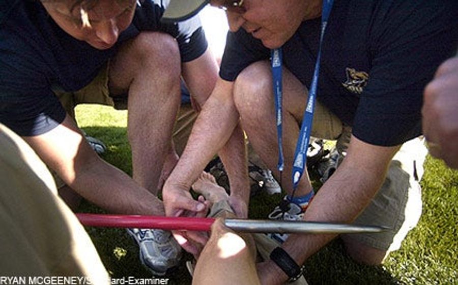 Sir, You Seem To Have Something Stuck In Your Knee