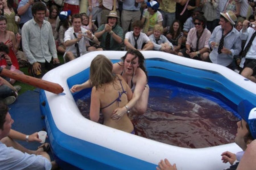 When Jelly Wrestling Gets Ugly