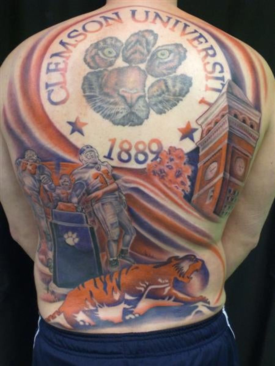 Clemson Fans Have Awesome Tattoos