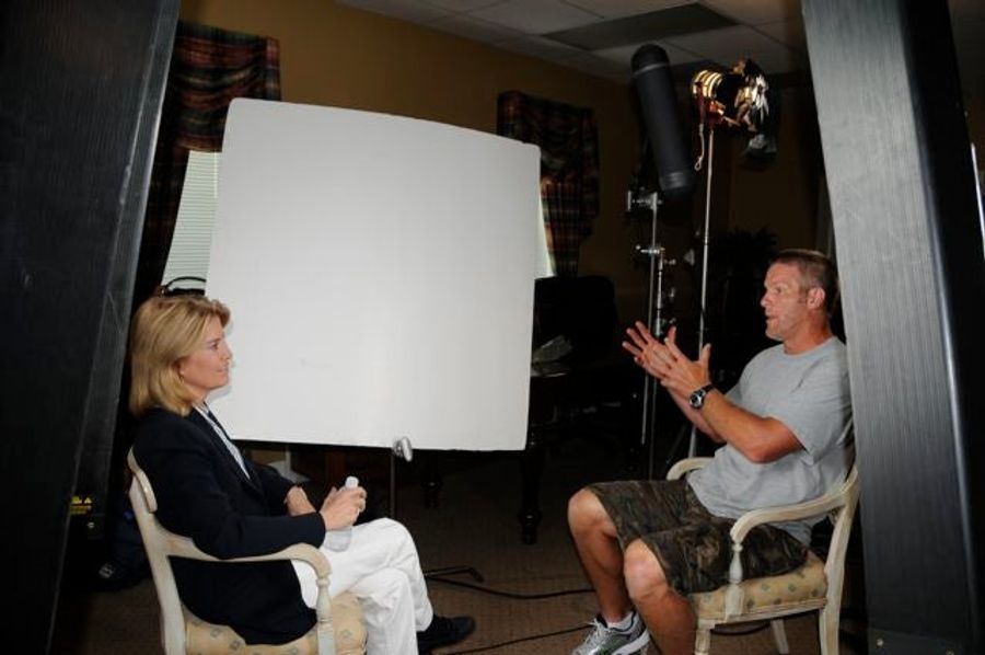 Why Is Brett Favre Talking To This Woman?
