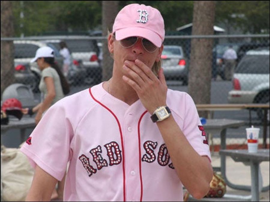 Red sox pink hat deals