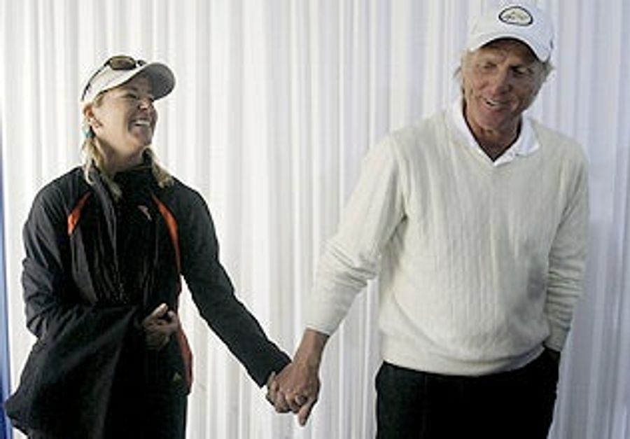 Chris Evert And Greg Norman Are Just Two Old Horndogs Lovin&#39; Life