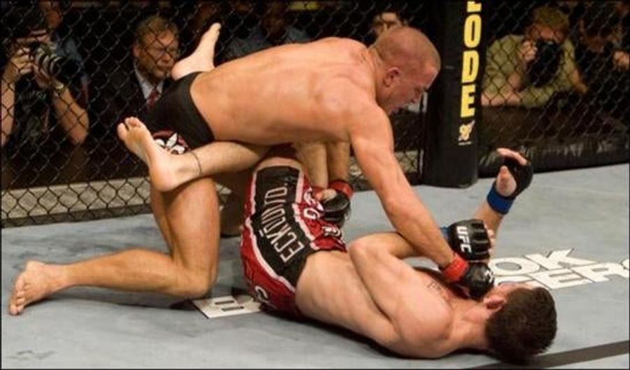 St. Pierre Busts Up Fitch, Retains Title