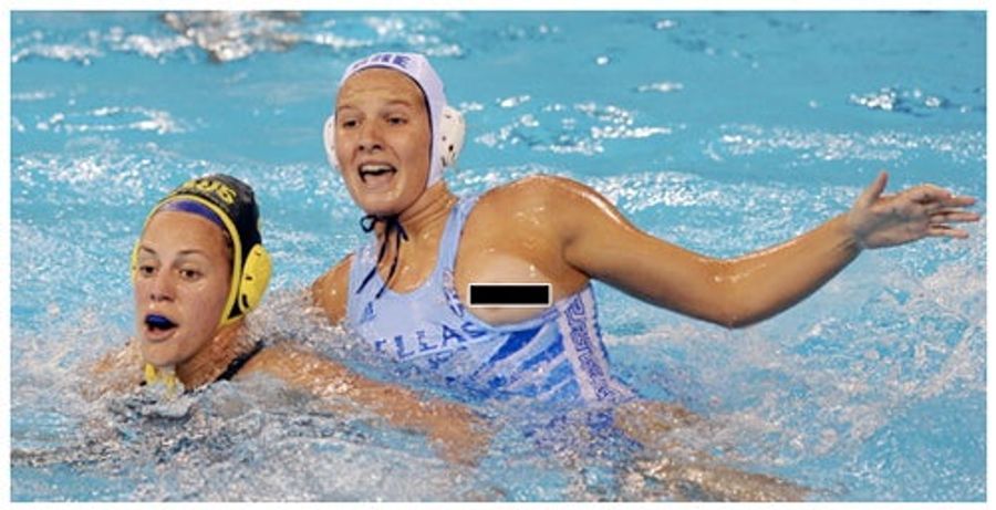 This Is The Problem With Live-Streaming Female Water Polo Photos