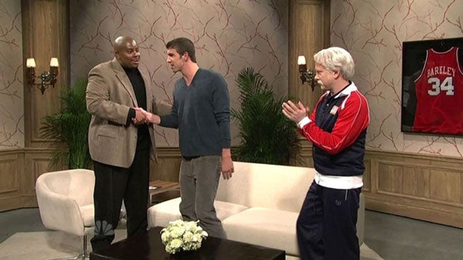 Michael Phelps Outshone By Tina Fey in Quest for Comedic Gold