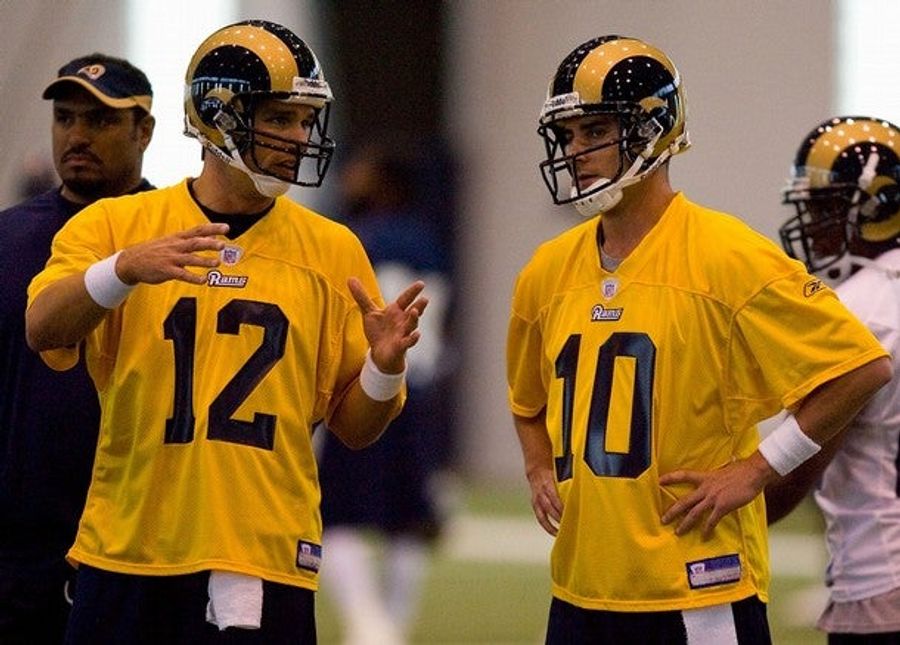 Marc Bulger Benched For Foggy-Headed Trent Green, John &quot;Toot Toot&quot; Clayton Reports
