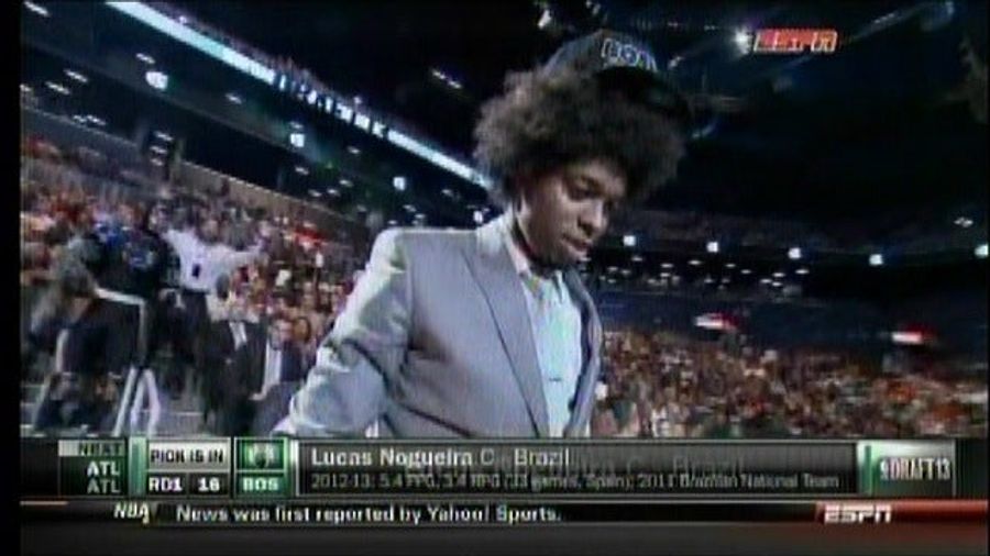 Lucas Nogueira's Hair Is Fantastic