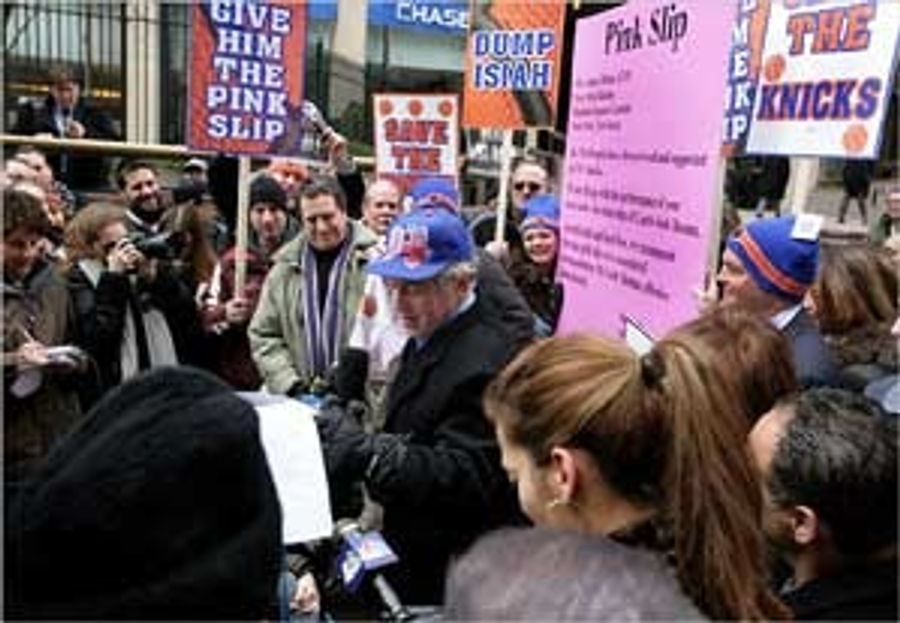Knicks End Up Not Being Worth Protesting