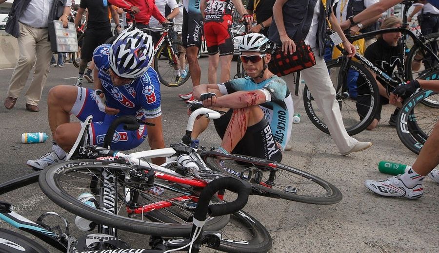 The Tour De France Is Back And It's A Bloody Mess