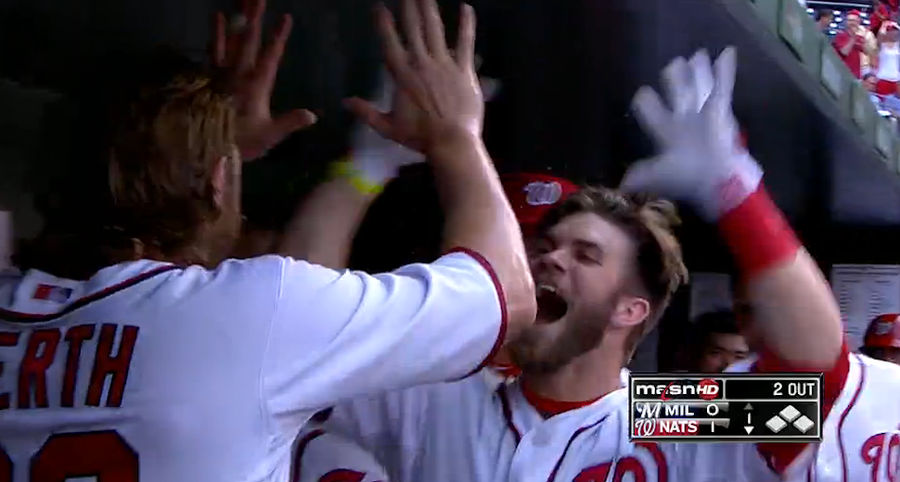 Bryce Harper Homers In First At-Bat Off The DL