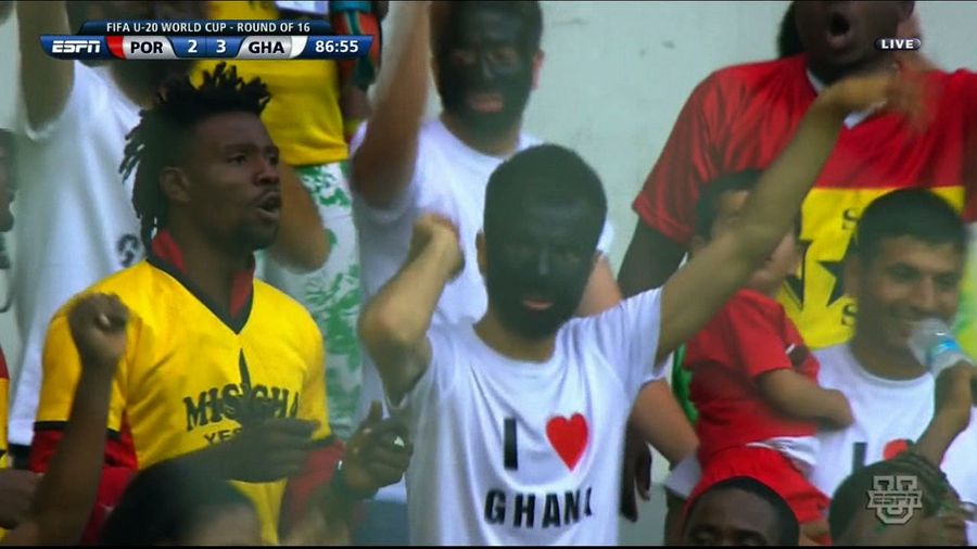 He's Showing His Love For Ghana By Wearing Blackface