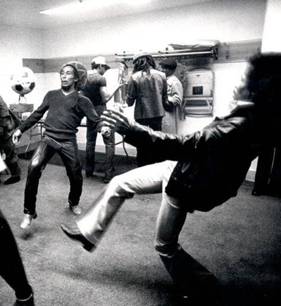 Candid Shots Of Musicians Playing Sports--Sort Of