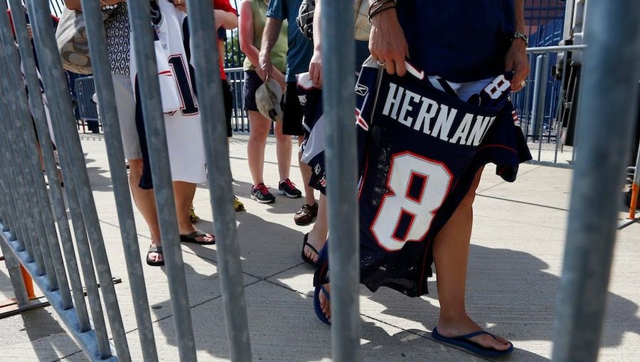 Patriots Fans Trade Aaron Hernandez Jerseys For The Usual Suspects