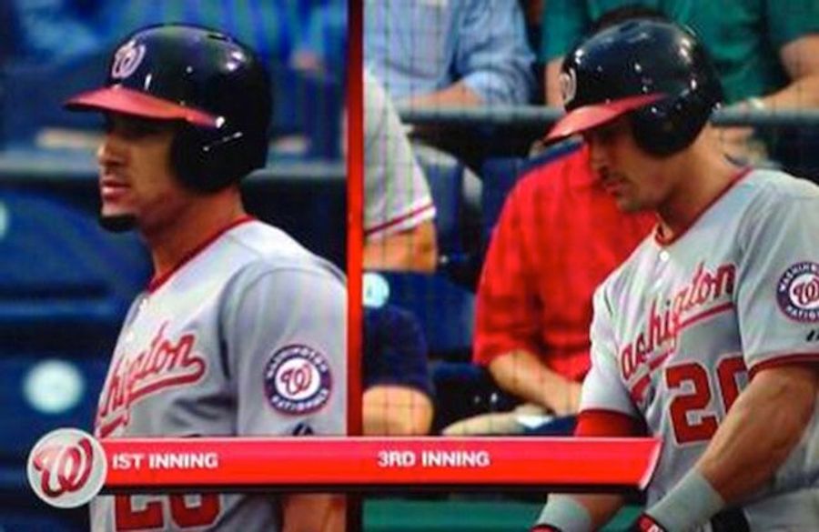 Ian Desmond Shaved His Goatee Between Innings