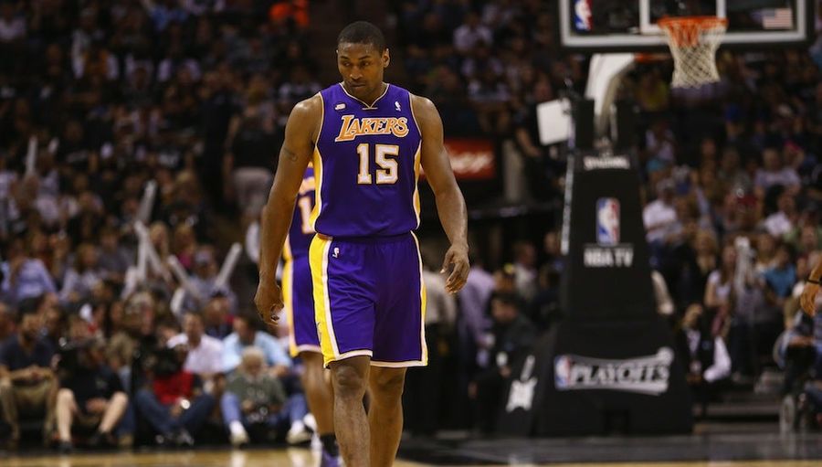 Los Angeles Lakers Amnesty Metta World Peace