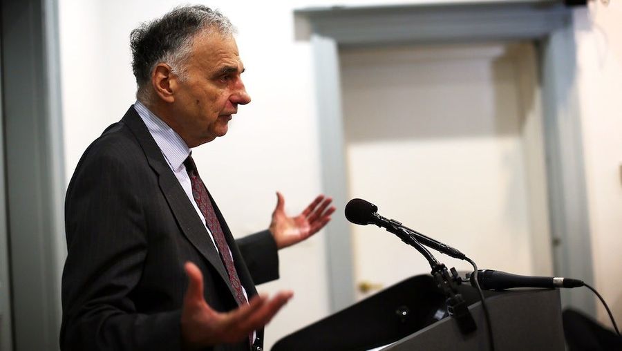 Ralph Nader Is Just Mailing It In These Days