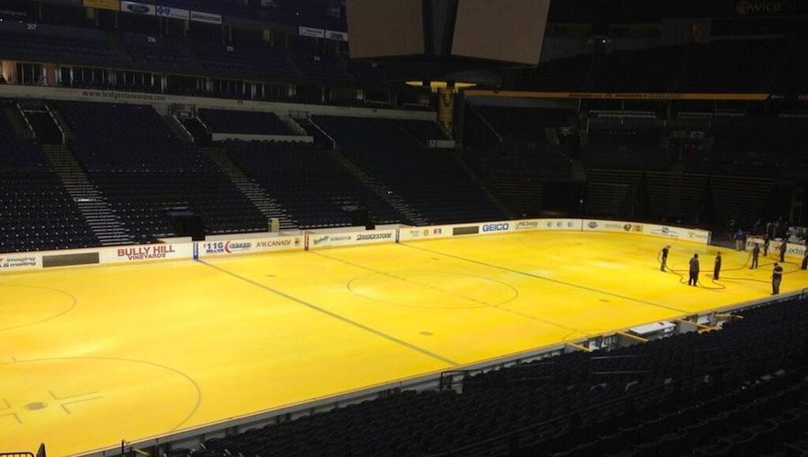 The Predators Now Have Yellow Ice