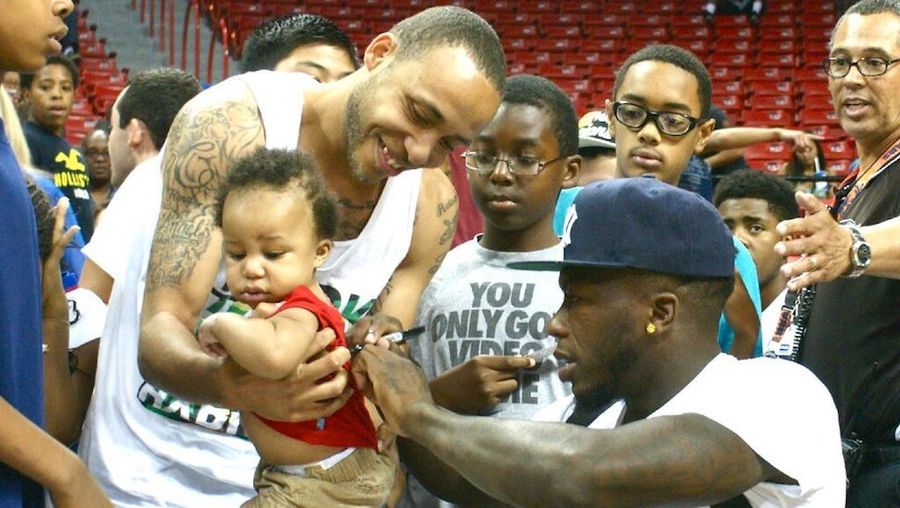 Nate Robinson Signed A Baby