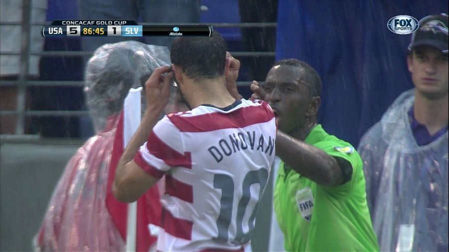 Ref Won&#39;t Let Landon Donovan Wear Sunglasses