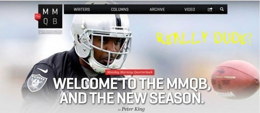 Three People Subscribed To MMQB.Com, Thinking It Was Peter King's Site