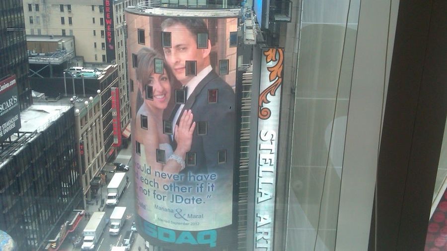 NBA Ref Finds Love On JDate, Has Times Square Billboard To Prove It