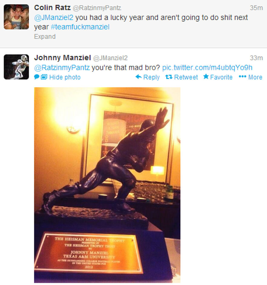 Johnny Manziel Still Clowning Everyone On Twitter